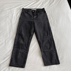 Zara Boyfriend Style Black Jeans